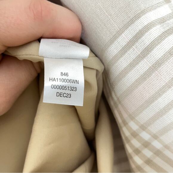 HALOGEN Single Button Blazer in Queens Plaid Pink Cream Tan Sz 22W {NN9} - Picture 7 of 7